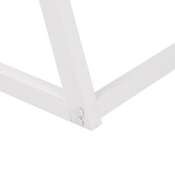 Beliani Kids Bed Teepee Pine Wood Saurat 90 X 200 Cm (Eu Single) White - thumbnail 6