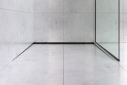 Ilcom Shower Profile Glass Fixing Lm In Gloss Black Stainless Steel 11mm X 2700mm - thumbnail 3