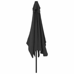 Berkfield Elegant Outdoor Parasol With Metal Pole 300X200 Cm Anthracite - thumbnail 3