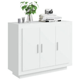 Vidaxl Sideboard White 92X35X75 Cm Engineered Wood - thumbnail 4