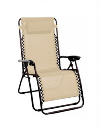 SupaGarden Beige Zero Gravity Chair Lounger