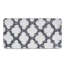 Living And Home Modern Rectangle Geometric Indoor Shag Area Rugs Plush Fluffy Carpets 60X120 Cm - thumbnail 3