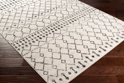 Livabliss Pisa-Geometric Black Off-White Grey Living Dining Bedroom Rug 140 X 200 Cm Easy Care, Non Shedding - thumbnail 6