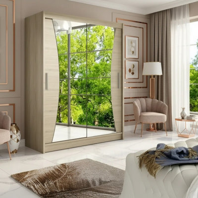 Westa Ix 150 Elegant Mirrored Sliding Sonoma Wardrobe For Contemporary Interiors - image 1