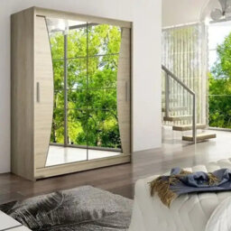 Westa Ix 150 Elegant Mirrored Sliding Sonoma Wardrobe For Contemporary Interiors - thumbnail 3