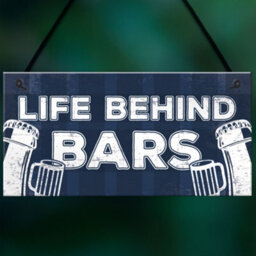 Red Ocean Man Cave Home Bar Sign Pub Hanging Plaque Funny Gift For Him Men Cider Gin Gift - thumbnail 5