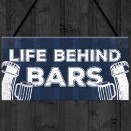 Red Ocean Man Cave Home Bar Sign Pub Hanging Plaque Funny Gift For Him Men Cider Gin Gift - thumbnail 4