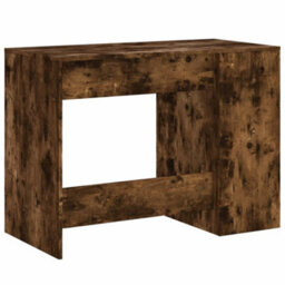 Berkfield Desk Smoked Oak 102X50X75 Cm Engineered Wood - thumbnail 6