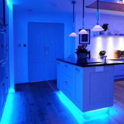 Long Life Lamps Company Blue Led Tape Strip Light 10 Metres 24V Continuous Cob Illumination Ip20 With Driver - thumbnail 9