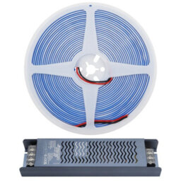 Long Life Lamps Company Blue Led Tape Strip Light 10 Metres 24V Continuous Cob Illumination Ip20 With Driver - thumbnail 5