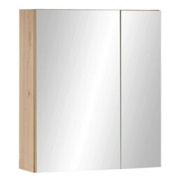 Oakham Premium Haven Brown Mirrored Cabinet - thumbnail 5