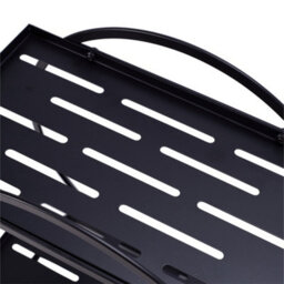 Thehotsale Metal Double-Tier Freestanding Cosmetic Organiser In Black - thumbnail 7