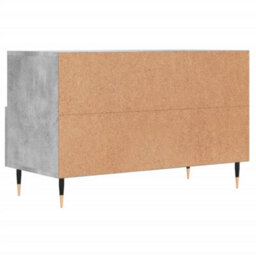 Berkfield Tv Cabinet Concrete Grey 80X36X50 Cm Engineered Wood - thumbnail 8