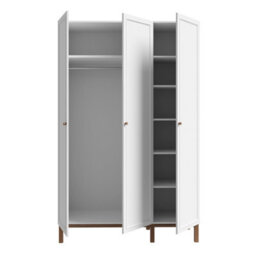 Furniture To Go Wensley 3 Door Wardrobe In Light Grey And Oak - thumbnail 4