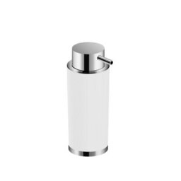 Cosmic Soap Dispenser, 200Ml, Screw-In Or Self-Adhesive, Chrome Silver, Anti- Corrosion, Next Collection