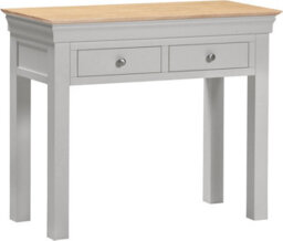 Seconique Bordeaux Console Table - Pebble Grey/oak  Fully Assembled - thumbnail 2