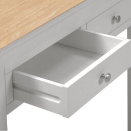 Seconique Bordeaux Console Table - Pebble Grey/oak  Fully Assembled - thumbnail 8