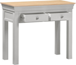 Seconique Bordeaux Console Table - Pebble Grey/oak  Fully Assembled - thumbnail 5