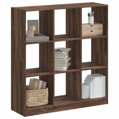 Berkfield Bookcase Brown Oak 102X32X108 Cm Engineered Wood - image 1