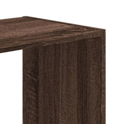 Berkfield Bookcase Brown Oak 102X32X108 Cm Engineered Wood - thumbnail 7