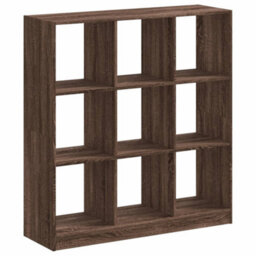 Berkfield Bookcase Brown Oak 102X32X108 Cm Engineered Wood - thumbnail 6