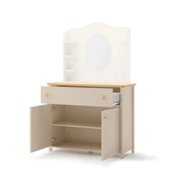 Arte Story 05 Sideboard Cabinet 110Cm - Beige & Oak Vincenza, Hinged Doors, Drawer & Shelf Storage - thumbnail 4