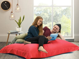 Beautiful Beanbags Adult Big Brother Beanbag For Indoors Or Outdoors Ready Filled Bean Bags - Red - thumbnail 1