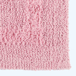 Homescapes Luxury Reversible Bath Mat Runner - Blush Pink - thumbnail 2