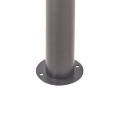 Beliani Gazebo Aventine Metal 300 Cm 300 Cm Dark Grey - thumbnail 8