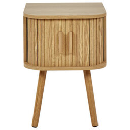 Beliani  Bedside Table Selah Brown - thumbnail 5