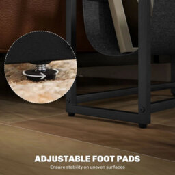 Narrow Side Table, End Table With 3-Tier Storage For Living Room - thumbnail 3