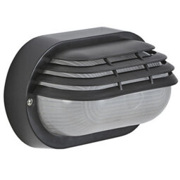 CGC Lighting Cgc Bonnie Black Oval Eyelid Outdoor Wall Light - thumbnail 5