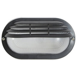 CGC Lighting Cgc Bonnie Black Oval Eyelid Outdoor Wall Light - thumbnail 4