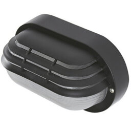 CGC Lighting Cgc Bonnie Black Oval Eyelid Outdoor Wall Light - thumbnail 6
