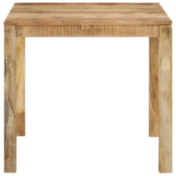 Walplus Dining Table Solid Mango Wood 82X80X76 Cm - thumbnail 2