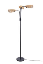 Thehotsale Paper Rope String-Wrapped Lampshade 3-Light Floor Lamp, Assembly Required - thumbnail 6