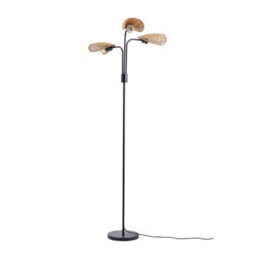 Thehotsale Paper Rope String-Wrapped Lampshade 3-Light Floor Lamp, Assembly Required - thumbnail 2