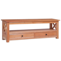 Berkfield Tv Cabinet 120X30X40 Cm Solid Mahogany Wood - thumbnail 1