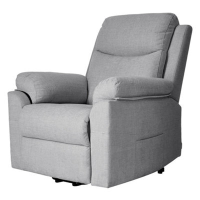 Living And Home Grey Single Sofa Recliner Armchair Reclining Chair - image 1
