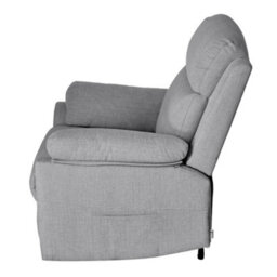 Living And Home Grey Single Sofa Recliner Armchair Reclining Chair - thumbnail 4