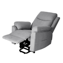 Living And Home Grey Single Sofa Recliner Armchair Reclining Chair - thumbnail 2