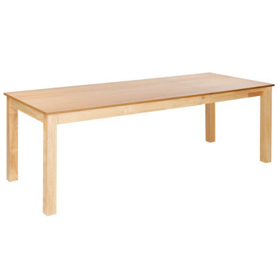 Beliani Extending Dining Table Madura Natural Ash Wood 160/240 Cm 90 Cm - image 1