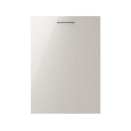 Paramount Bathrooms 600mm Mid Edge 2 Drawer Floor Standing Bathroom Vanity Basin Unit (Fully Assembled) - Vivo Gloss Light Grey - thumbnail 2