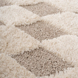 Loomed Silver Grey Diamond Living Area Rug 120Cm X 170Cm - thumbnail 5
