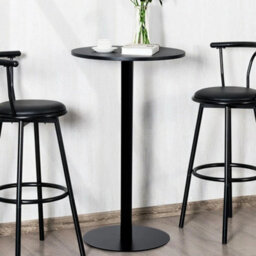 75Cm Round Steel Pedestal Table Leg Base Steel Support For Coffee & Bar Table - thumbnail 6