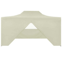Berkfield Professional Folding Party Tent With 4 Sidewalls 3X4 M Steel Cream - thumbnail 2