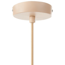 Wyld And Coco White Pleated Nylon Pendant Lamp, Spherical 35Cm X 82Cm, Contemporary - thumbnail 7