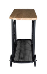 Buttercup Farm Craft Wheel Console Table - Solid Mango Wood - L40 X W120 X H80 Cm - thumbnail 5