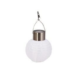 Set Of 4 Solar Powered Colourful Chinese Style Lanterns - Orb Shaped Outdoor Garden Hanging Led Lights - Each H11 X 10Cm - thumbnail 4