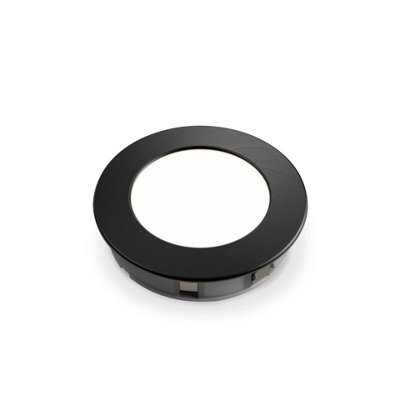 Unknown Fittingsco, Genoa Recessed Cabinet Light, Matt Black, Switchable Warm/natural/cool White, No Driver Required Sola - image 1